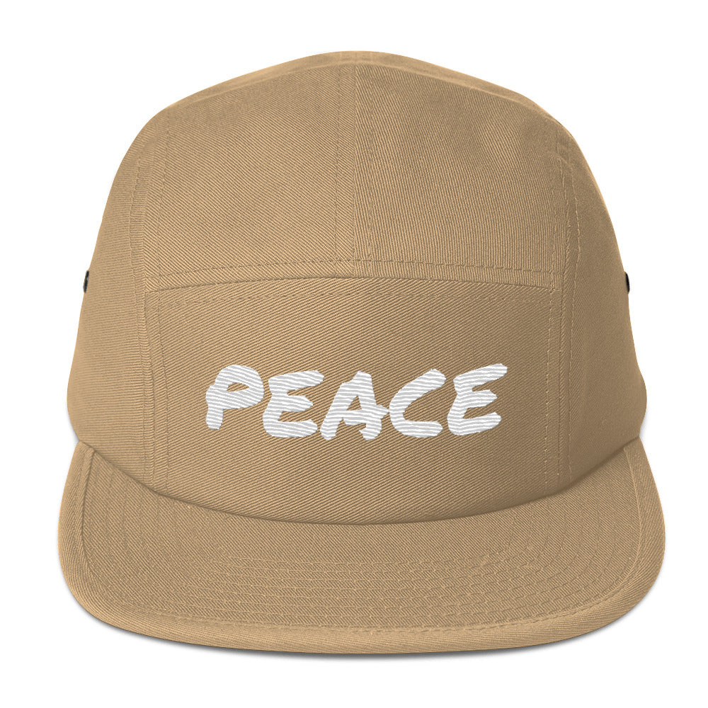 Peace Five Panel Cap