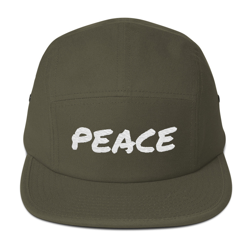 Peace Five Panel Cap