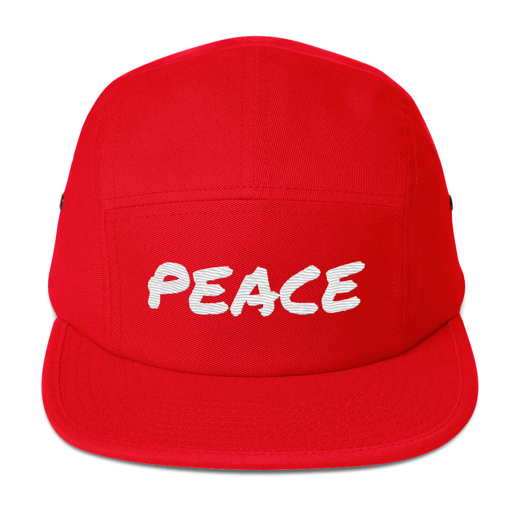 Peace Five Panel Cap