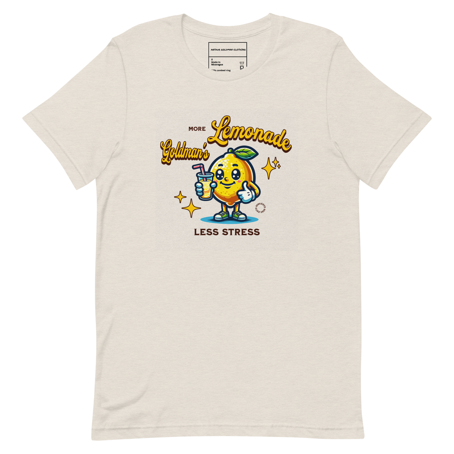 Goldman's Lemonade Less Stress T-Shirt