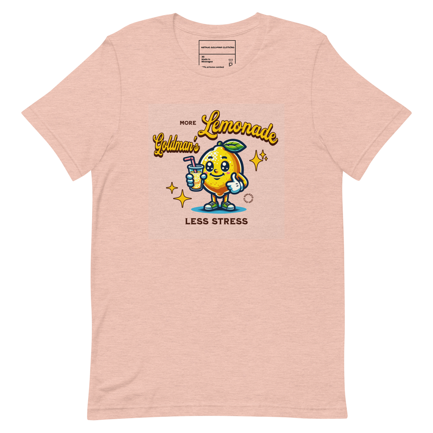 Goldman's Lemonade Less Stress T-Shirt