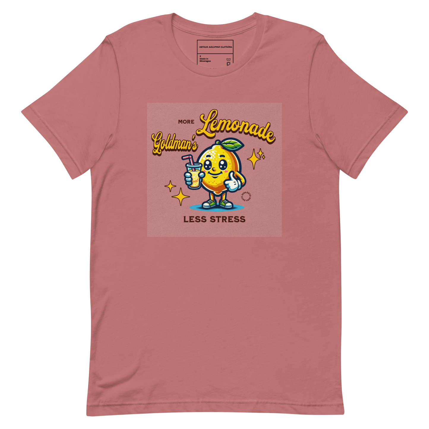 Goldman's Lemonade Less Stress T-Shirt