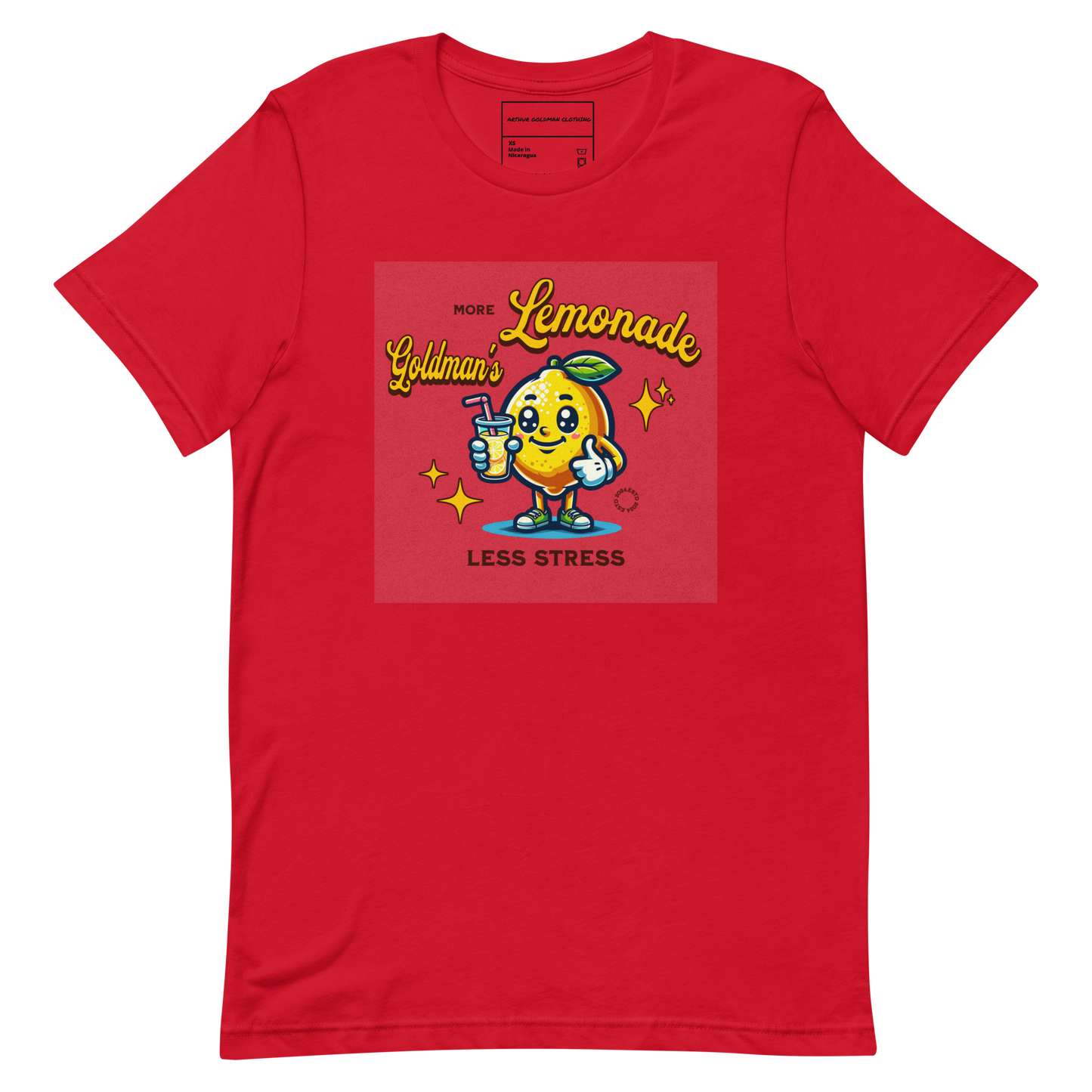 Goldman's Lemonade Less Stress T-Shirt