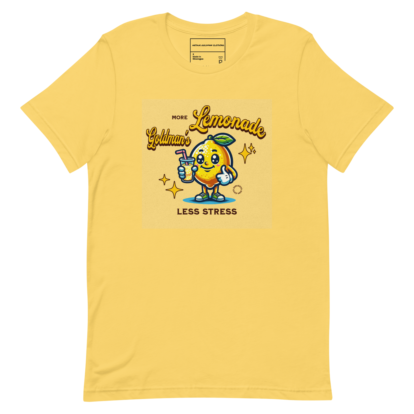 Goldman's Lemonade Less Stress T-Shirt
