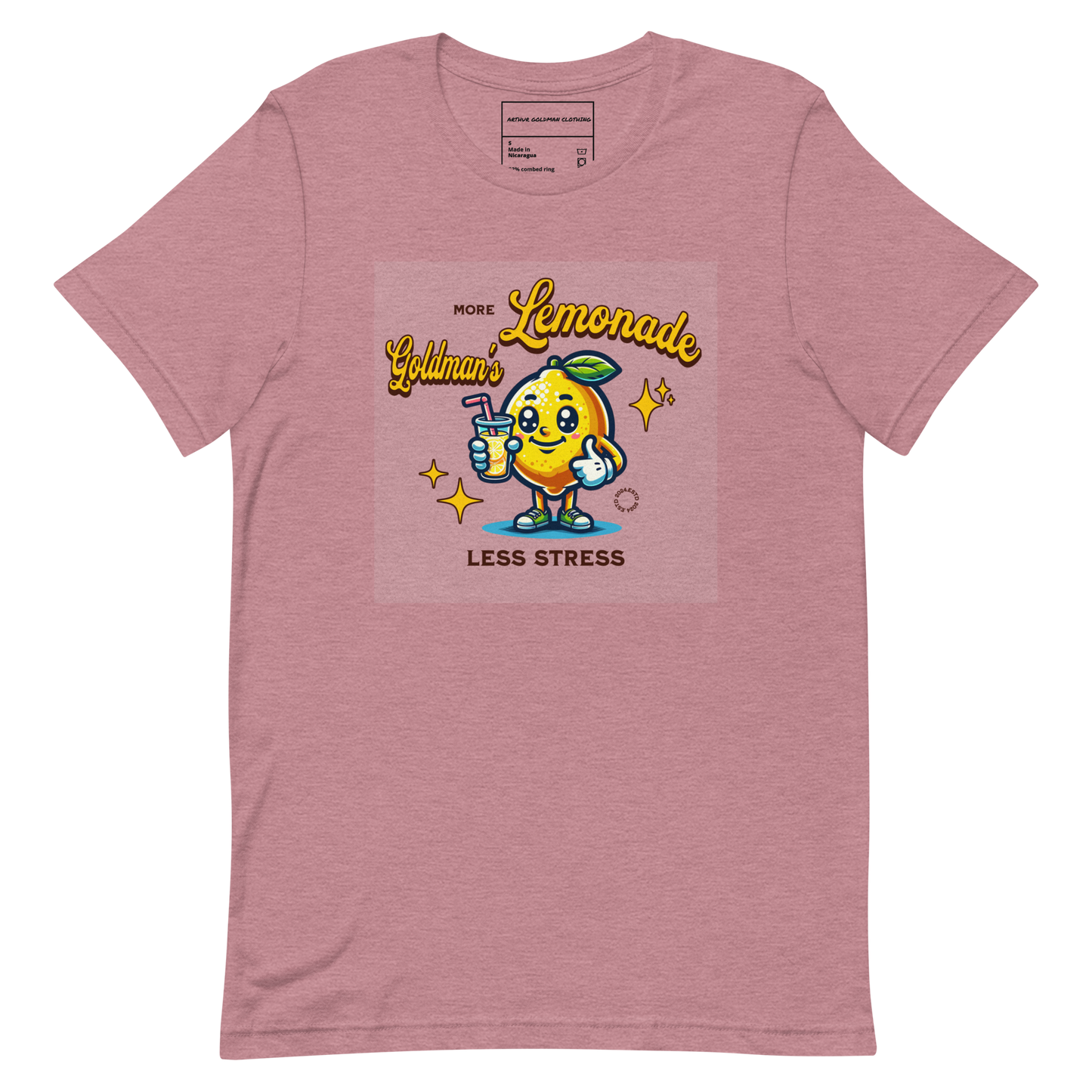 Goldman's Lemonade Less Stress T-Shirt