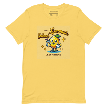 Goldman's Lemonade Less Stress T-Shirt