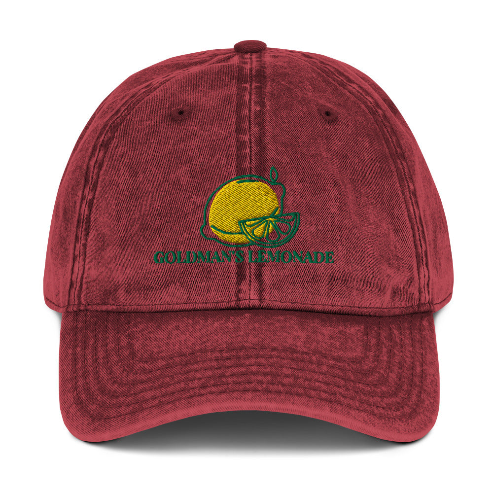 Goldman's Lemonade Vintage Cotton Twill Cap