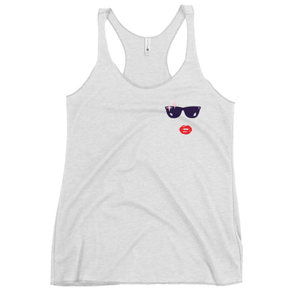 Glamour Face Racerback Tank